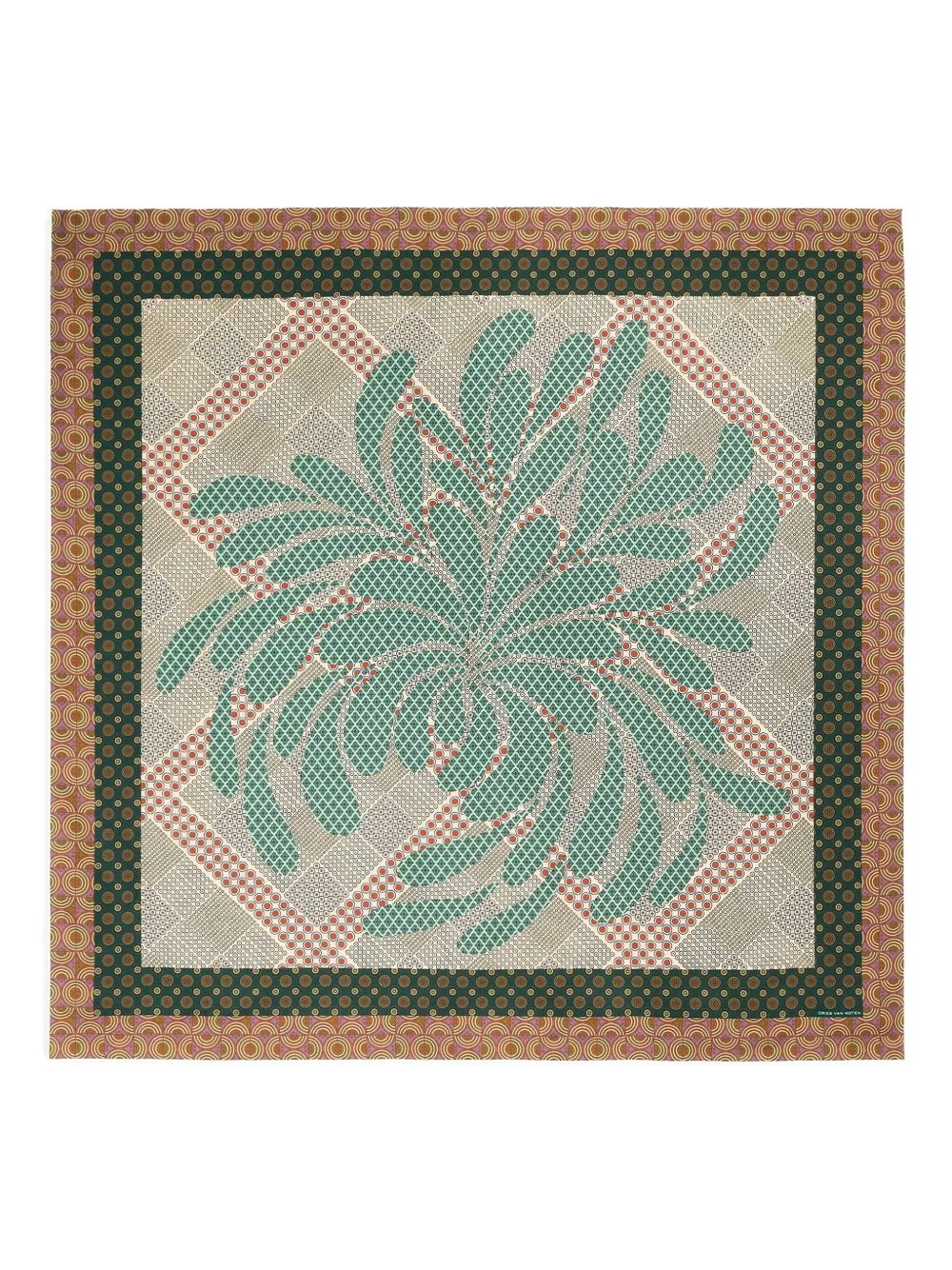 Шелковый шарф с цветочным узором DRIES VAN NOTEN, зеленый
Шелковый шарф с цветочным узором DRIES VAN NOTEN, зеленый