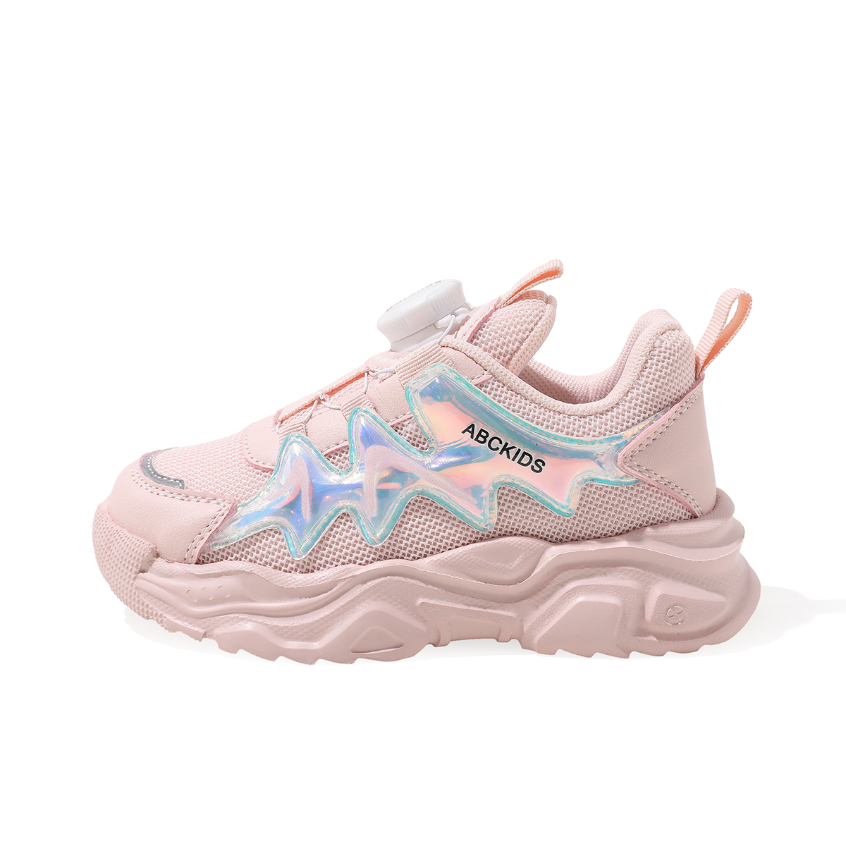 Долговечные дышащие сбалансированные легкие повседневные детские кроссовки Kids' ABC KIDS, розовый 
Долговечные дышащие сбалансированные легкие повседневные детские кроссовки Kids' ABC KIDS, розовый