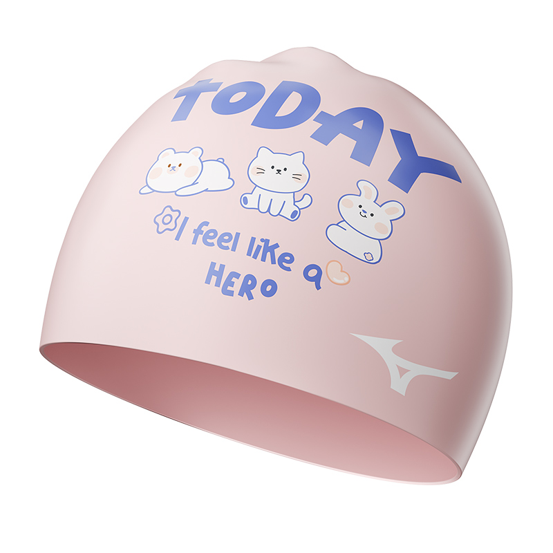 Силиконовая плавательная шапочка для детей Mizuno, розовый
Силиконовая плавательная шапочка для детей Mizuno, розовый