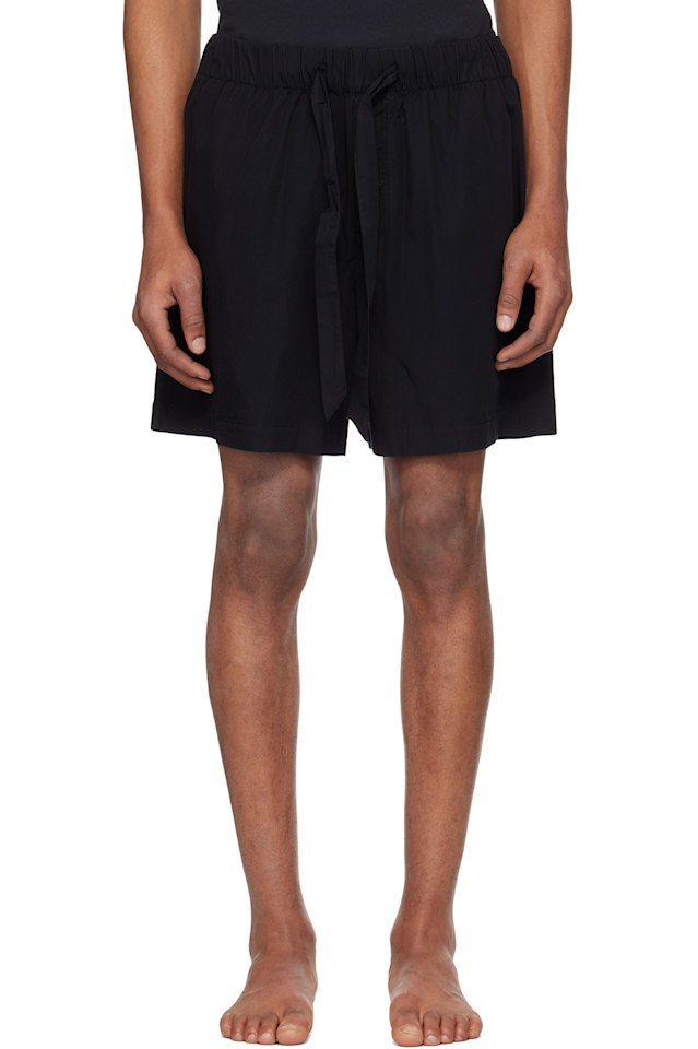 Пижамные шорты из поплина Tekla, черный
Пижамные шорты из поплина Tekla, черный
