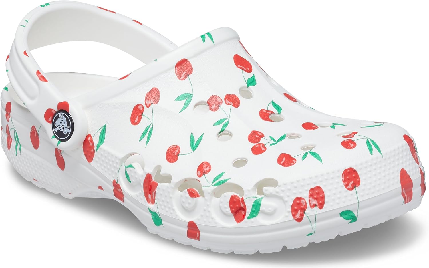 Унисекс кроксы Crocs Baya с сезонным принтом, белый/вишневый
Унисекс кроксы Crocs Baya с сезонным принтом, белый/вишневый