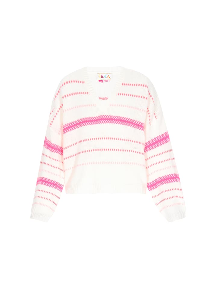 Женский свитер нежно-розового цвета IZIA
Женский свитер нежно-розового цвета IZIA