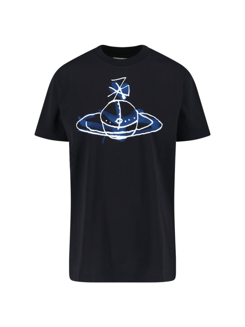 Классическая футболка - черная Vivienne Westwood
Классическая футболка - черная Vivienne Westwood