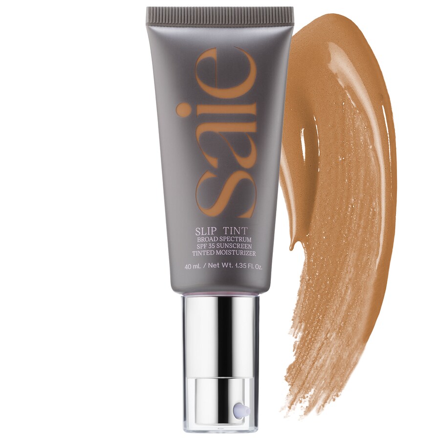 Slip Tint - легкий тонирующий увлажняющий крем с минеральным цинком, SPF 35 и гиалуроновой кислотой. Saie, 1.3 oz/40 mL, Five + Half
Slip Tint - легкий тонирующий увлажняющий крем с минеральным цинком, SPF 35 и гиалуроновой кислотой. Saie, 1.3 oz/40 mL, Five + Half