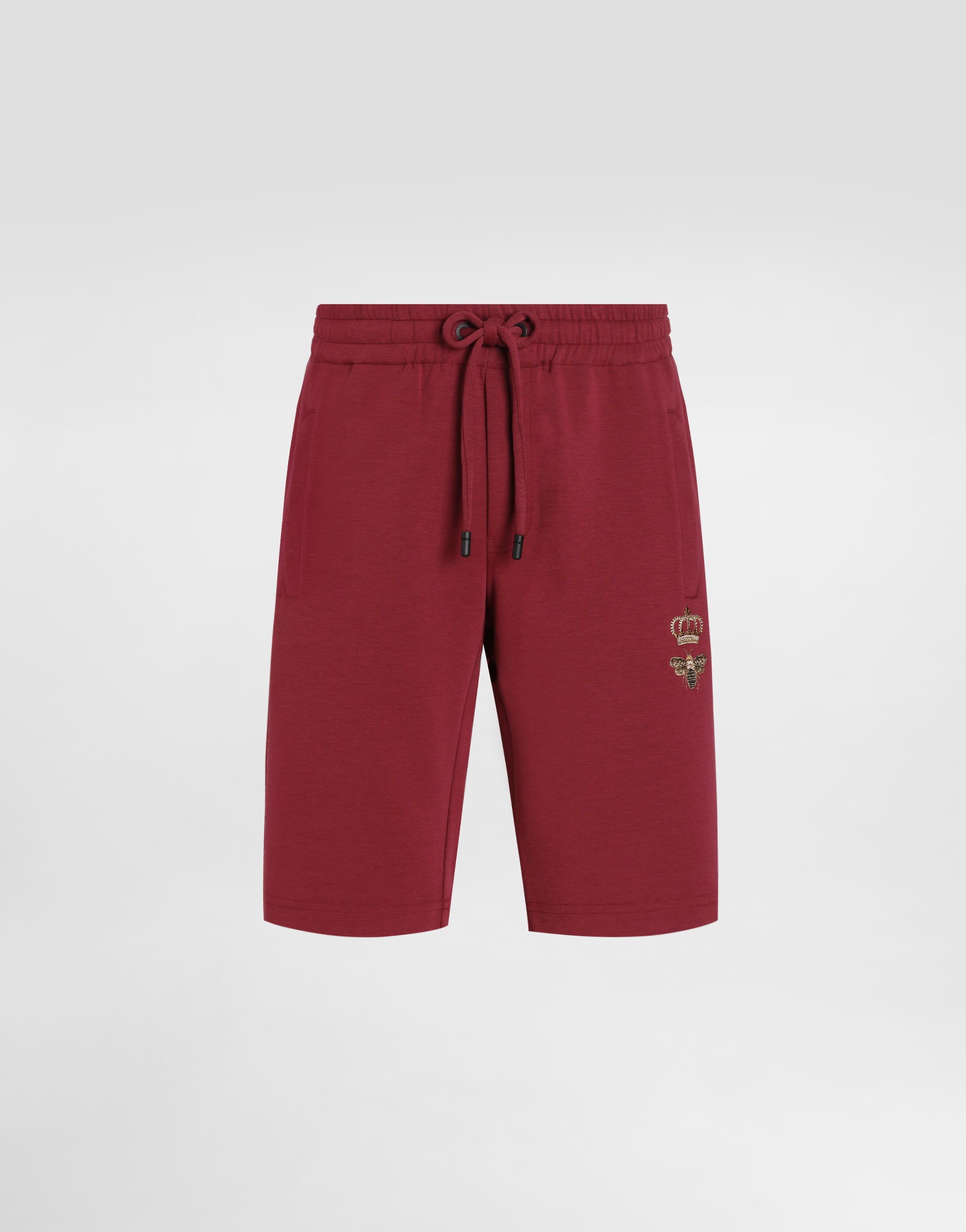 Джерсовые шорты для бега с вышивкой Dolce & Gabbana, бордовый
Джерсовые шорты для бега с вышивкой Dolce & Gabbana, бордовый