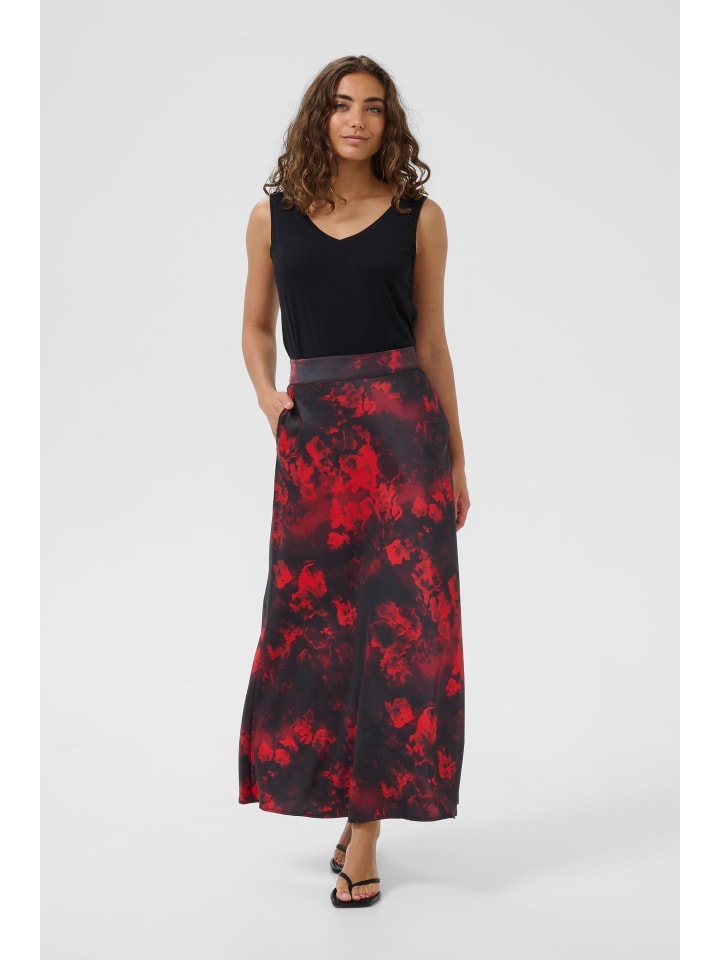 CULTURE Юбка CUelsie облегающая, с красным цветочным принтом
CULTURE Юбка CUelsie облегающая, с красным цветочным принтом