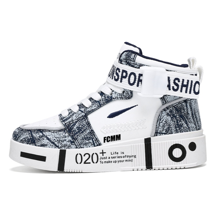 Противоскользящие износостойкие высокие детские кроссовки для скейтбординга FCMM, белый/синий
Противоскользящие износостойкие высокие детские кроссовки для скейтбординга FCMM, белый/синий