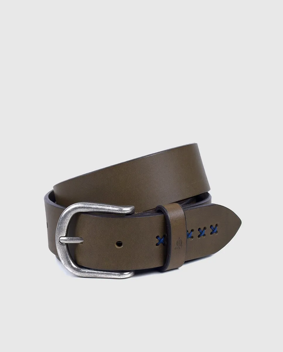 Ремень El Horse из кожи с заостренными деталями El Caballo, коричневый
Ремень El Horse из кожи с заостренными деталями El Caballo, коричневый