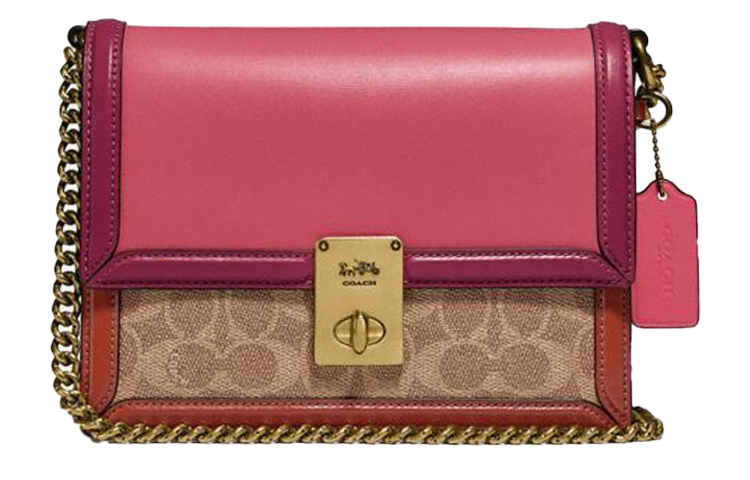 COACH Кожаная сумка через плечо Хаттон с кантри
COACH Кожаная сумка через плечо Хаттон с кантри