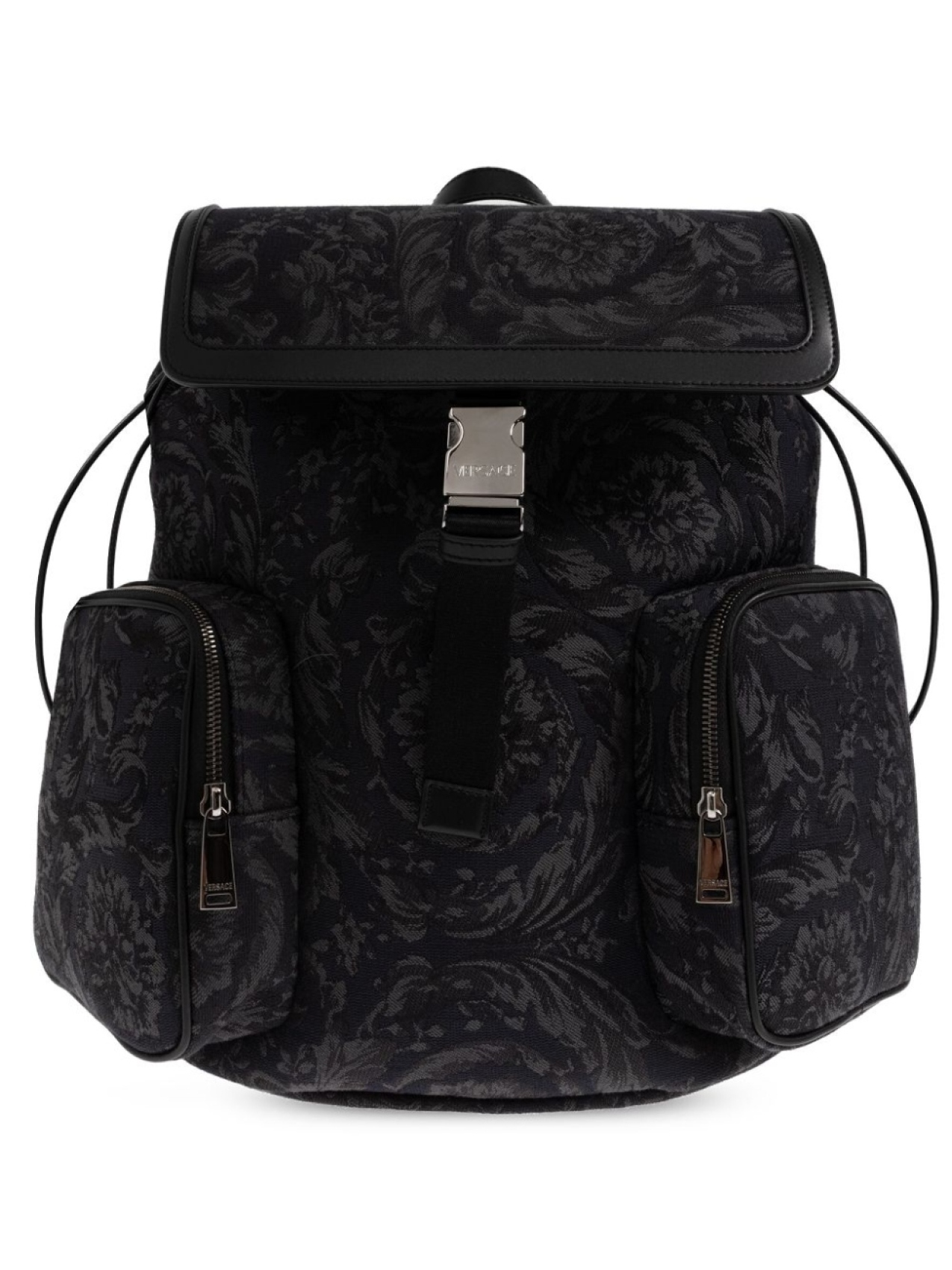 Versace рюкзак с узором Barocco, черный 
Versace рюкзак с узором Barocco, черный