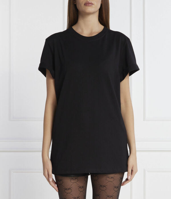 Футболка женская Pinko с надписью на спине, черный
Футболка женская Pinko с надписью на спине, черный