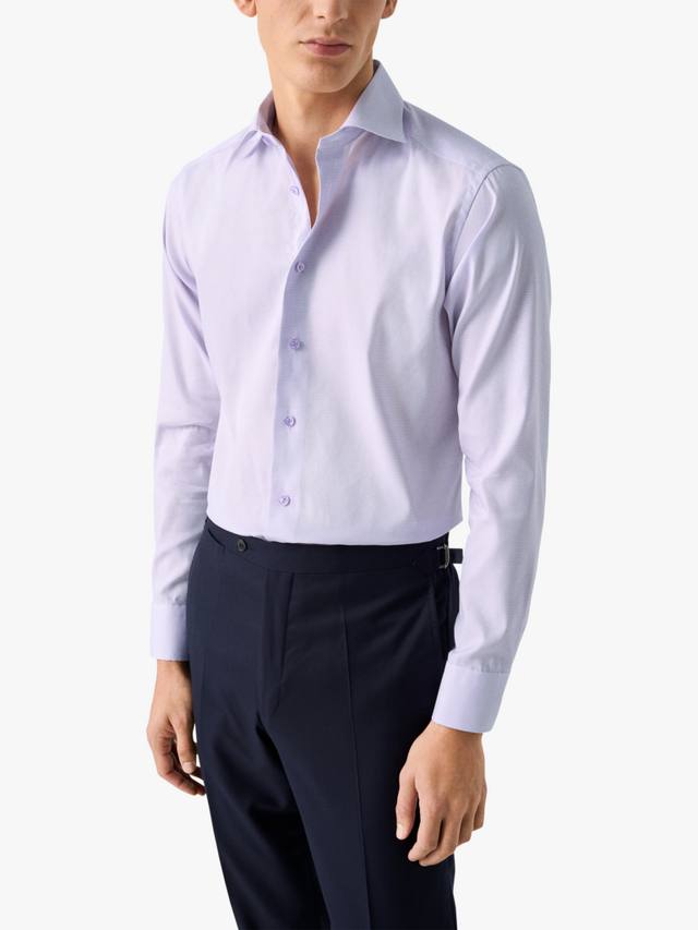 Хлопковая саржа slim fit в клетку собачий зуб Eton, Purple
Хлопковая саржа slim fit в клетку собачий зуб Eton, Purple