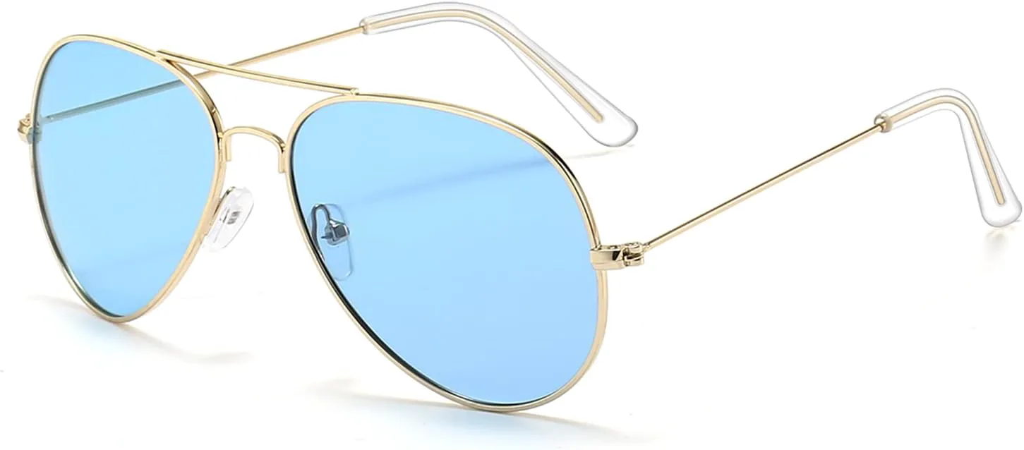 Солнцезащитные очки-авиаторы Outray для мужчин и женщин, поляризованные, с металлической оправой, для вождения, защита от УФ-излучения 400, Gold Frame/Blue Lens
Солнцезащитные очки-авиаторы Outray для мужчин и женщин, поляризованные, с металлической оправой, для вождения, защита от УФ-излучения 400, Gold Frame/Blue Lens
