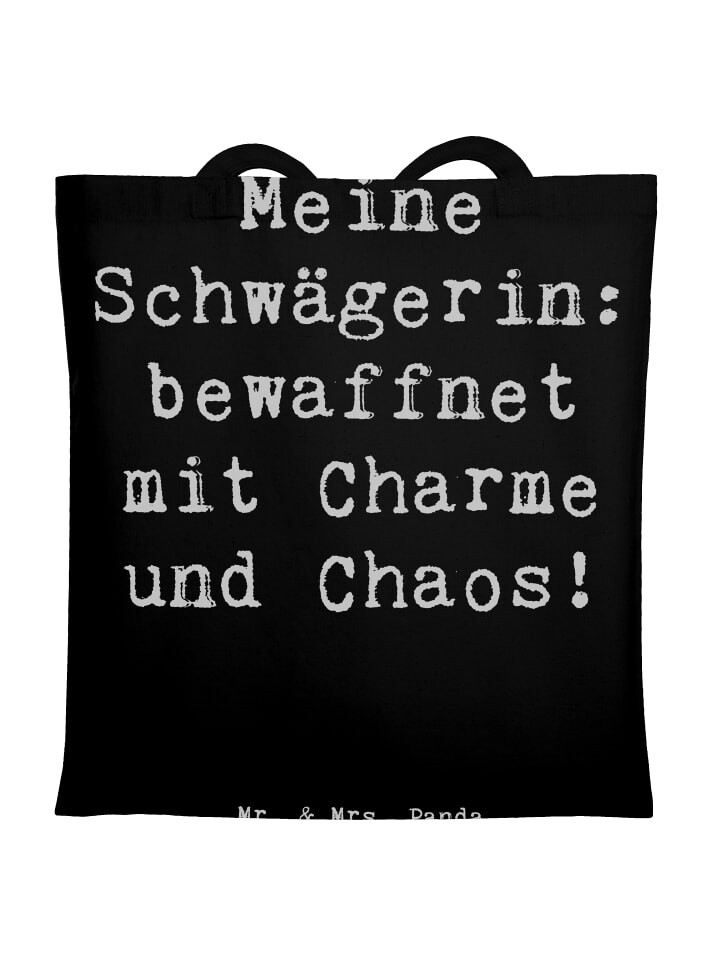 Сумка для переноски Mr & Mrs Panda Schwägerin Charmant Chaos, черный
Сумка для переноски Mr & Mrs Panda Schwägerin Charmant Chaos, черный