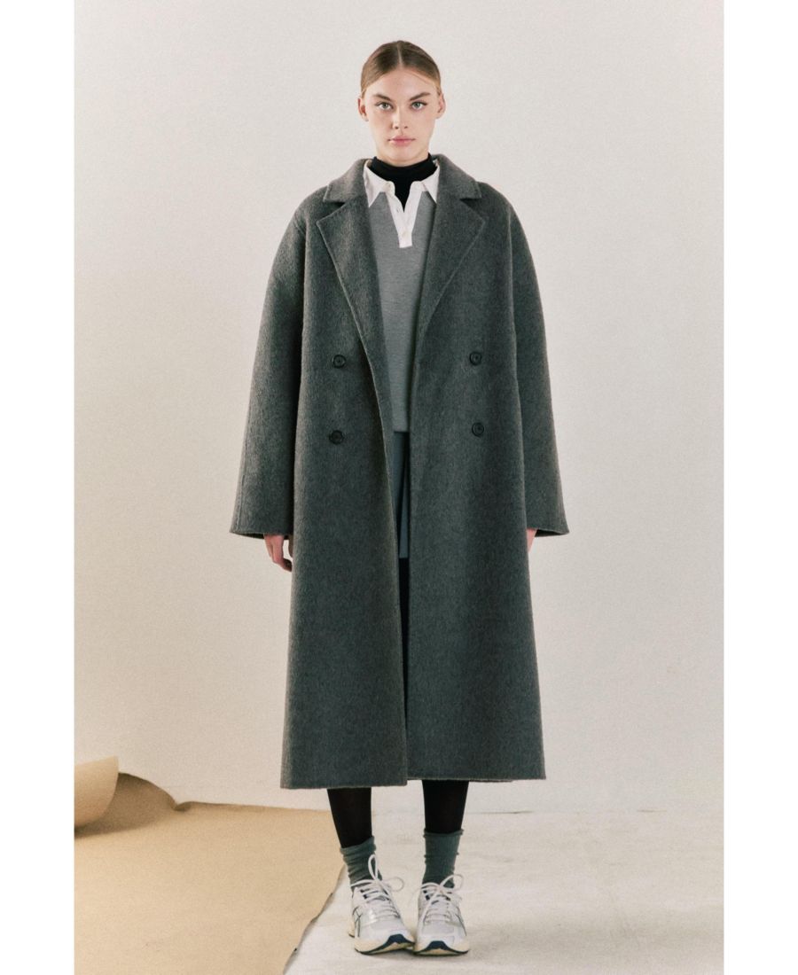 Женское двубортное длинное пальто ручной работы из смесовой ткани endless rose, Grey
Женское двубортное длинное пальто ручной работы из смесовой ткани endless rose, Grey