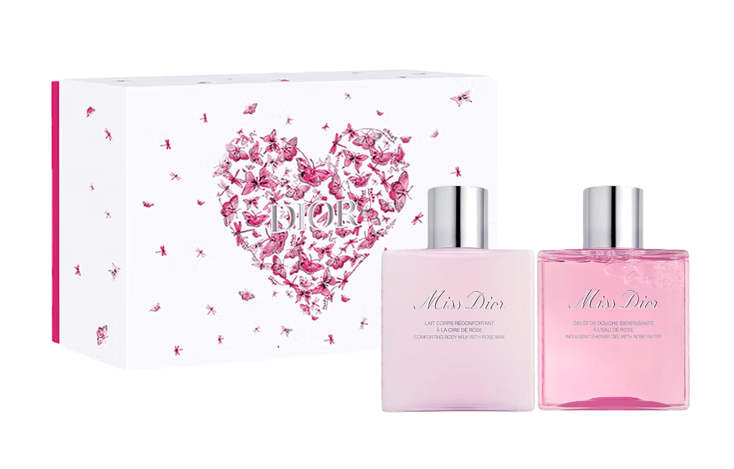 DIOR Набор для ухода Rose Fragrance Box 175мл+175мл
DIOR Набор для ухода Rose Fragrance Box 175мл+175мл