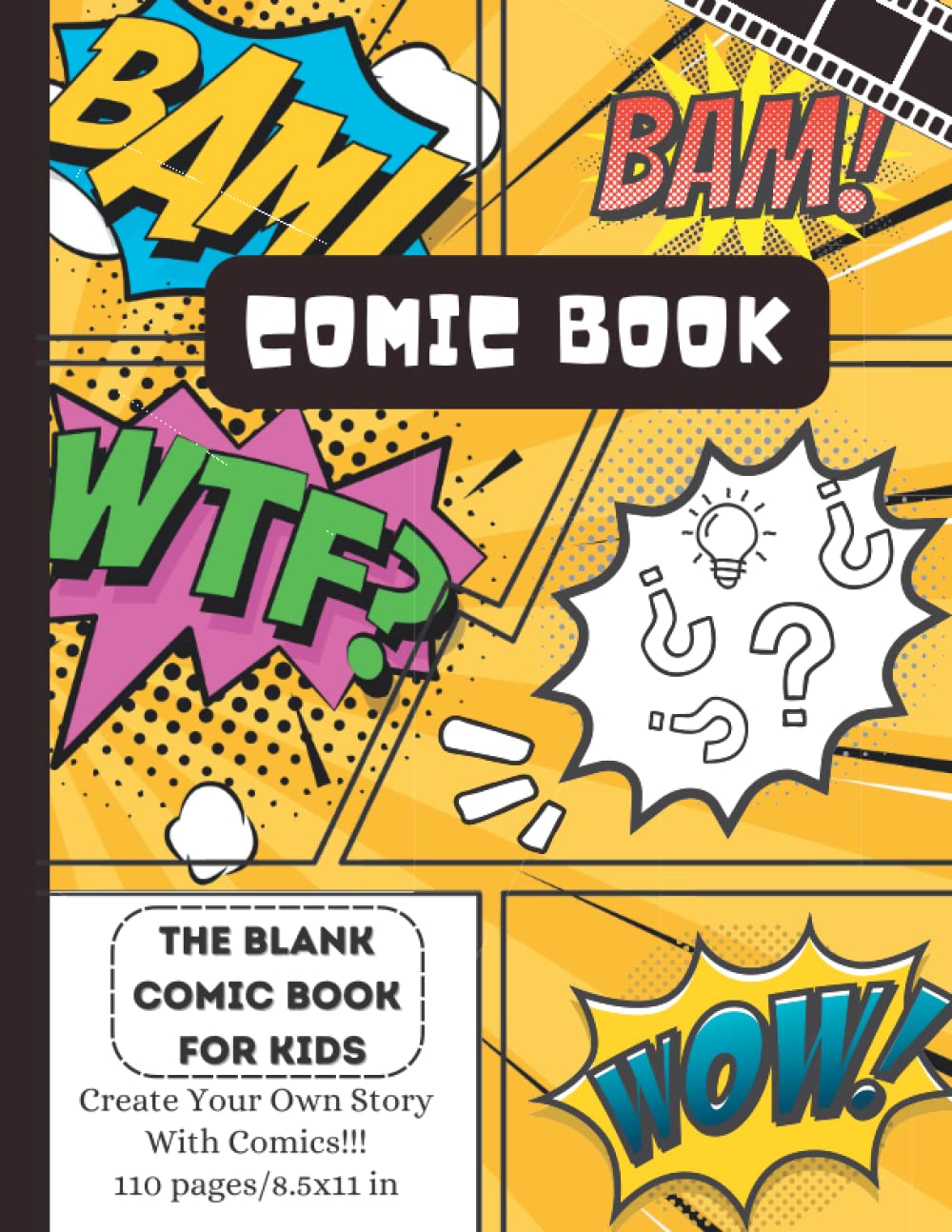 Comic Book: The Blank Comic Book for Kids | Create Your Own Story With Comics!!! 110 pages Large Big 8.5" x 11" | Cartoon/Comic Book With Lots of Templates (Big Blank Comic Book For Kids) (Independently published)
Comic Book: The Blank Comic Book for Kids | Create Your Own Story With Comics!!! 110 pages Large Big 8.5" x 11" | Cartoon/Comic Book With Lots of Templates (Big Blank Comic Book For Kids) (Independently published)