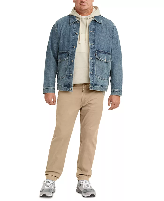 Мужские широкие укороченные брюки-чиносы Big & Tall XX Standard Tapered Fit Levi's, белый
Мужские широкие укороченные брюки-чиносы Big & Tall XX Standard Tapered Fit Levi's, белый