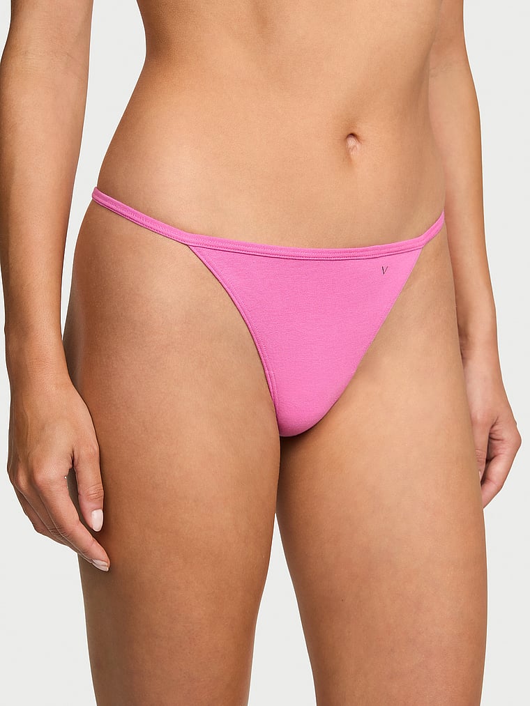 Трусики-Стринги из эластичного хлопка Victoria'S Secret, smooth new peony
Трусики-Стринги из эластичного хлопка Victoria'S Secret, smooth new peony