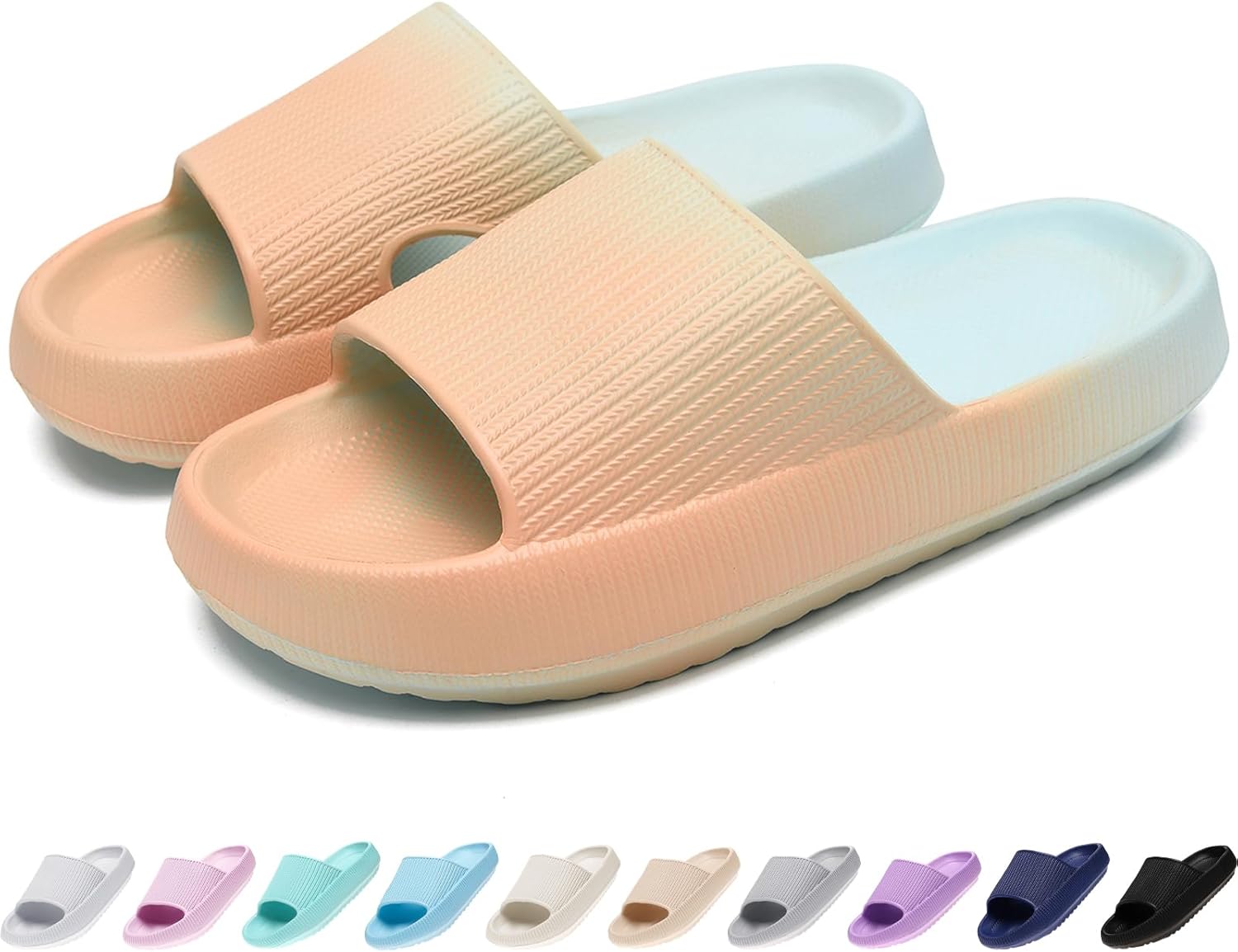 Детские тапочки-подушечки rosyclo Cloud Slides, нескользящие, с открытым носком, мягкие, удобные, с толстой подошвой, для дома и улицы, Sunrise
Детские тапочки-подушечки rosyclo Cloud Slides, нескользящие, с открытым носком, мягкие, удобные, с толстой подошвой, для дома и улицы, Sunrise