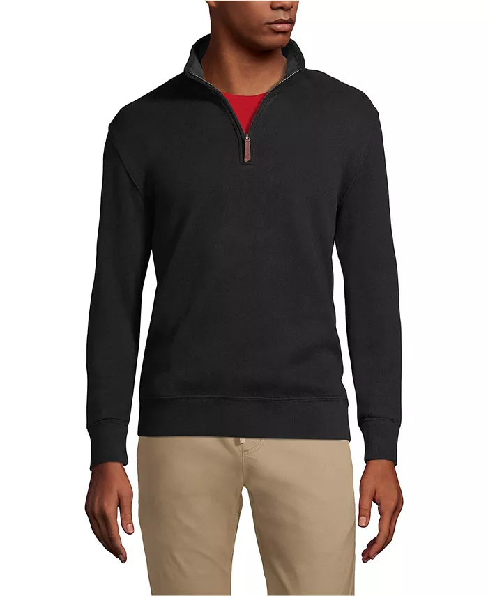 Мужской свитер Bedford Rib с застежкой на четверть Lands' End, черный
Мужской свитер Bedford Rib с застежкой на четверть Lands' End, черный