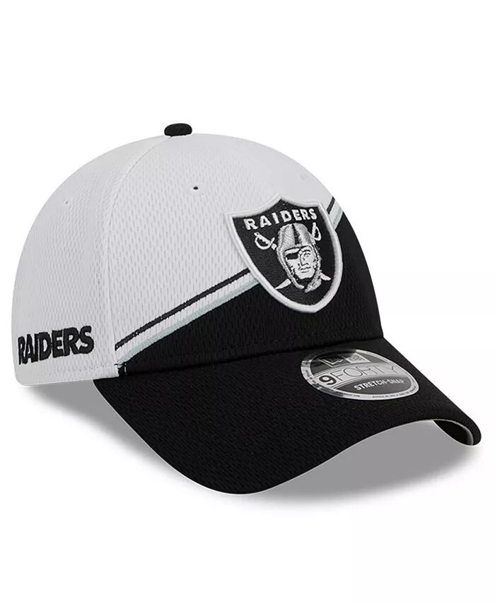Мужская белая, черная регулируемая кепка Las Vegas Raiders 2023 Sideline 9FORTY New Era
Мужская белая, черная регулируемая кепка Las Vegas Raiders 2023 Sideline 9FORTY New Era