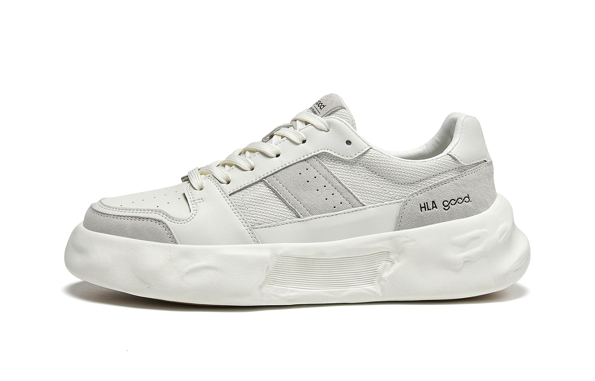 Низкие кроссовки для скейтбординга с противоскользящей амортизацией для мужчин HLA, White Gray
Низкие кроссовки для скейтбординга с противоскользящей амортизацией для мужчин HLA, White Gray