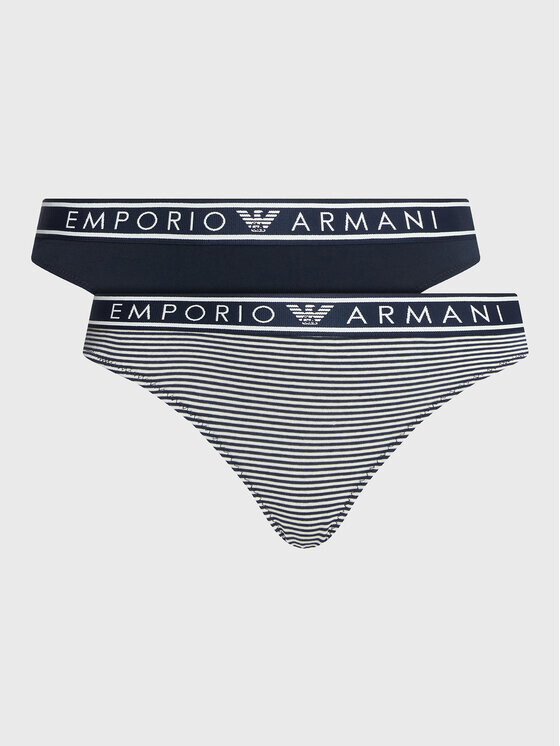 Комплект из 2 классических женских трусов Emporio Armani Underwear, синий
Комплект из 2 классических женских трусов Emporio Armani Underwear, синий