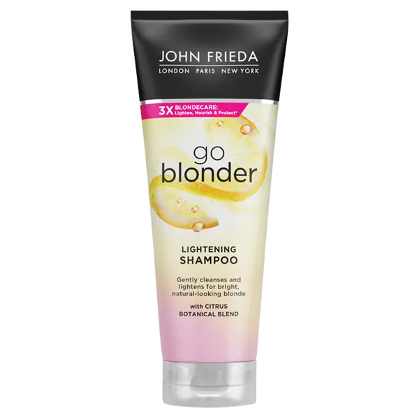 Осветляющий шампунь для светлых волос, 250 мл John Frieda Sheer blonde
Осветляющий шампунь для светлых волос, 250 мл John Frieda Sheer blonde