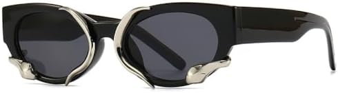 Солнцезащитные очки «кошачий глаз» 2026 года для женщин, модные солнцезащитные очки в маленькой оправе, в стиле хип-хоп, ретро, с зеркальными линзами MTZJH, Black Gray
Солнцезащитные очки «кошачий глаз» 2026 года для женщин, модные солнцезащитные очки в маленькой оправе, в стиле хип-хоп, ретро, с зеркальными линзами MTZJH, Black Gray