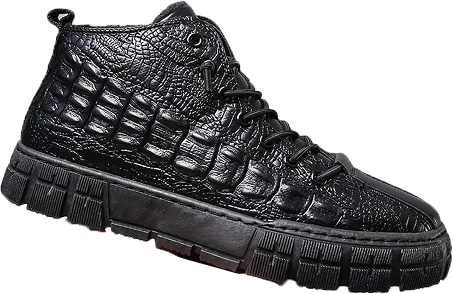 Мужские зимние ботинки Yiozoi для улицы, с отделкой для работы, шнуровка, теплые, повседневные, удобные, высокие, ветронепроницаемые, черный/красный
Мужские зимние ботинки Yiozoi для улицы, с отделкой для работы, шнуровка, теплые, повседневные, удобные, высокие, ветронепроницаемые, черный/красный