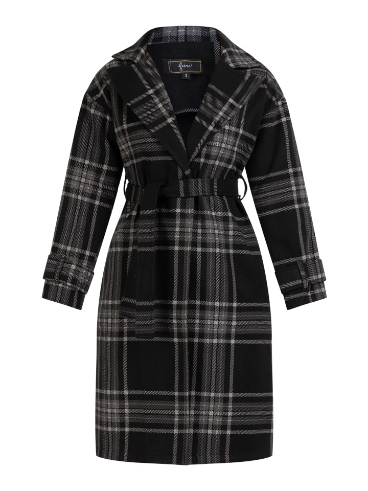 Женское пальто в черную клетку faina
Женское пальто в черную клетку faina
