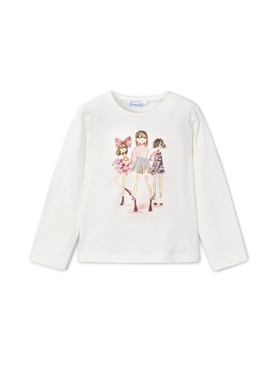 Блузка regular fit 4011 Mayoral, белый
Блузка regular fit 4011 Mayoral, белый