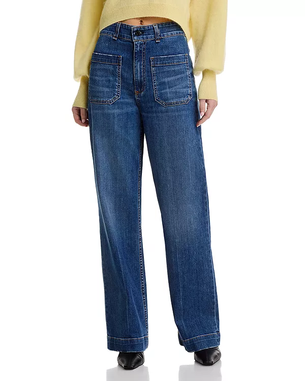 Джинсы с высокой посадкой Sailor в Ганнисоне Askk Ny, синий
Джинсы с высокой посадкой Sailor в Ганнисоне Askk Ny, синий