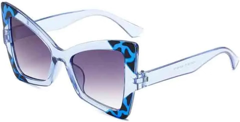 Модные солнцезащитные очки в оправе «бабочка» большого размера для женщин, роскошные, с индивидуальным дизайном, для путешествий, в стиле панк, с защитой от УФ-излучения UV400 TVTBBVV, Blue Gray
Модные солнцезащитные очки в оправе «бабочка» большого размера для женщин, роскошные, с индивидуальным дизайном, для путешествий, в стиле панк, с защитой от УФ-излучения UV400 TVTBBVV, Blue Gray