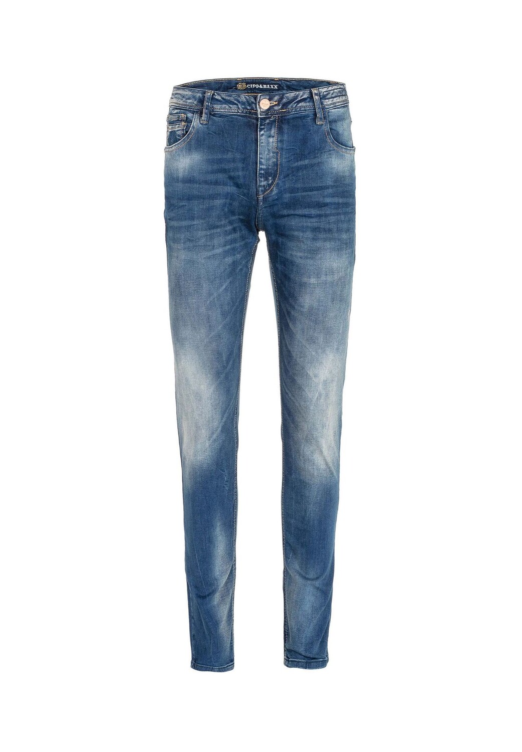 Джинсы повседневного кроя прямого кроя CIPO & BAXX, синий
Джинсы повседневного кроя прямого кроя CIPO & BAXX, синий