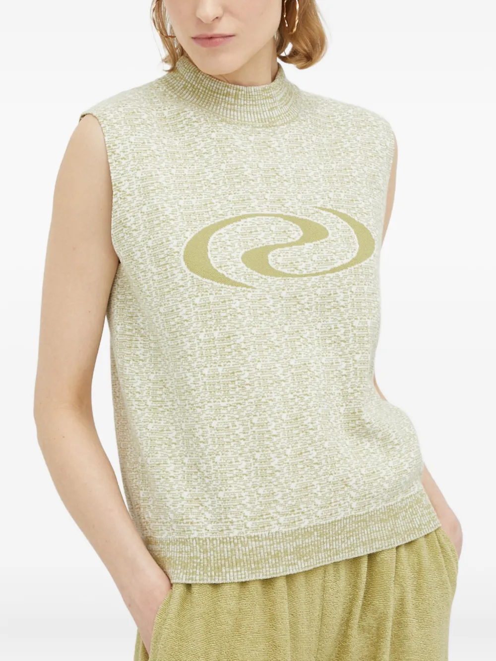 Вязанный топ с логотипом Résumé, зеленый
Вязанный топ с логотипом Résumé, зеленый