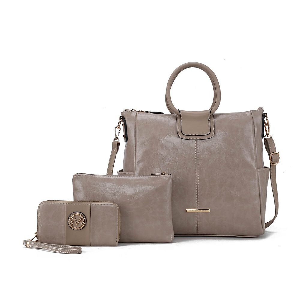 Женская большая сумка из веганской кожи Mkf Collection Zuri с чехлом и кошельком от Mia K MKF Collection, цвет Taupe
Женская большая сумка из веганской кожи Mkf Collection Zuri с чехлом и кошельком от Mia K MKF Collection, цвет Taupe