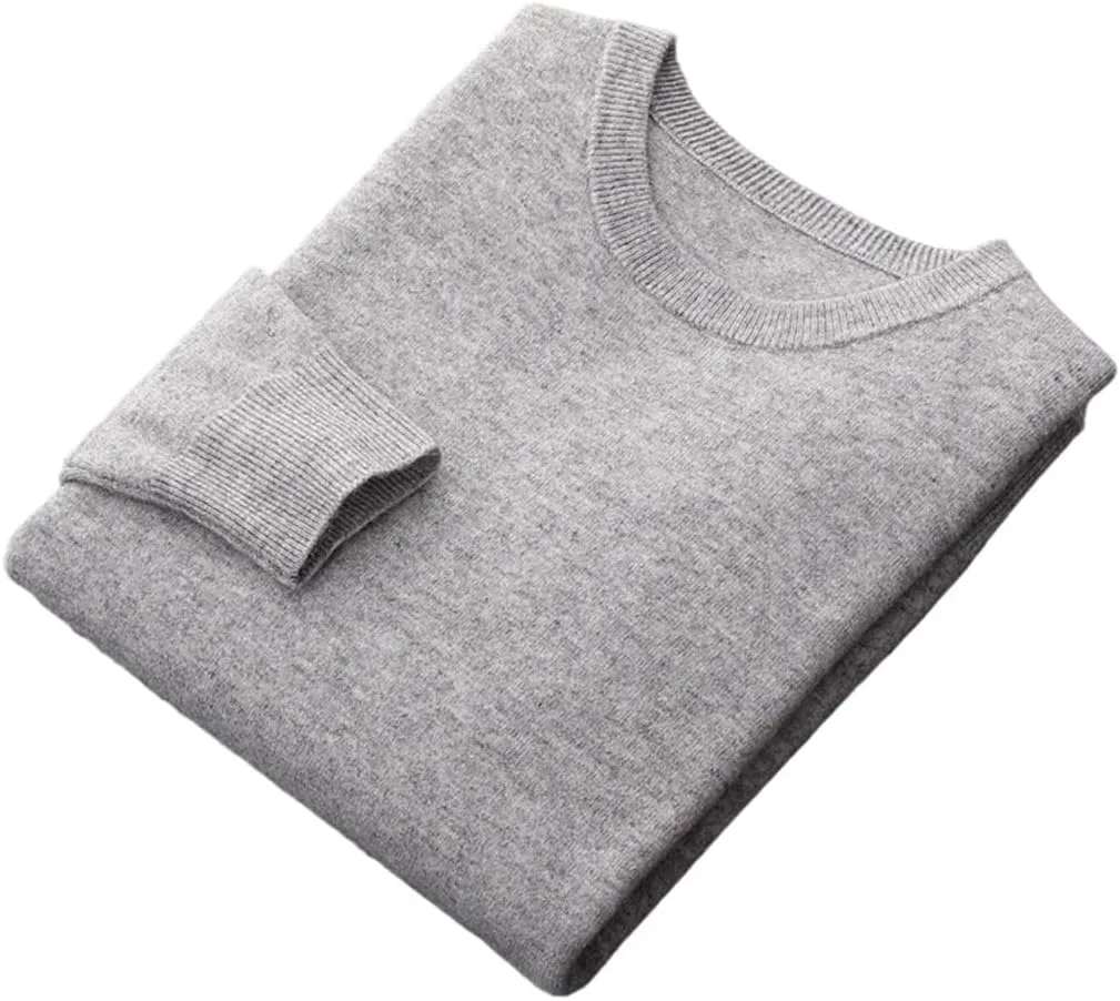 Мужской свитер из мериносовой шерсти круглый вырез легкий
Мужской свитер из мериносовой шерсти круглый вырез легкий