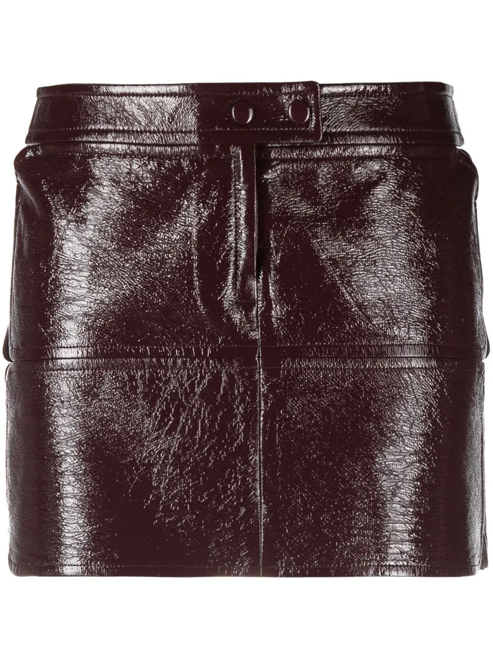 Лакированная юбка-карандаш мини Courrèges, фиолетовый
Лакированная юбка-карандаш мини Courrèges, фиолетовый