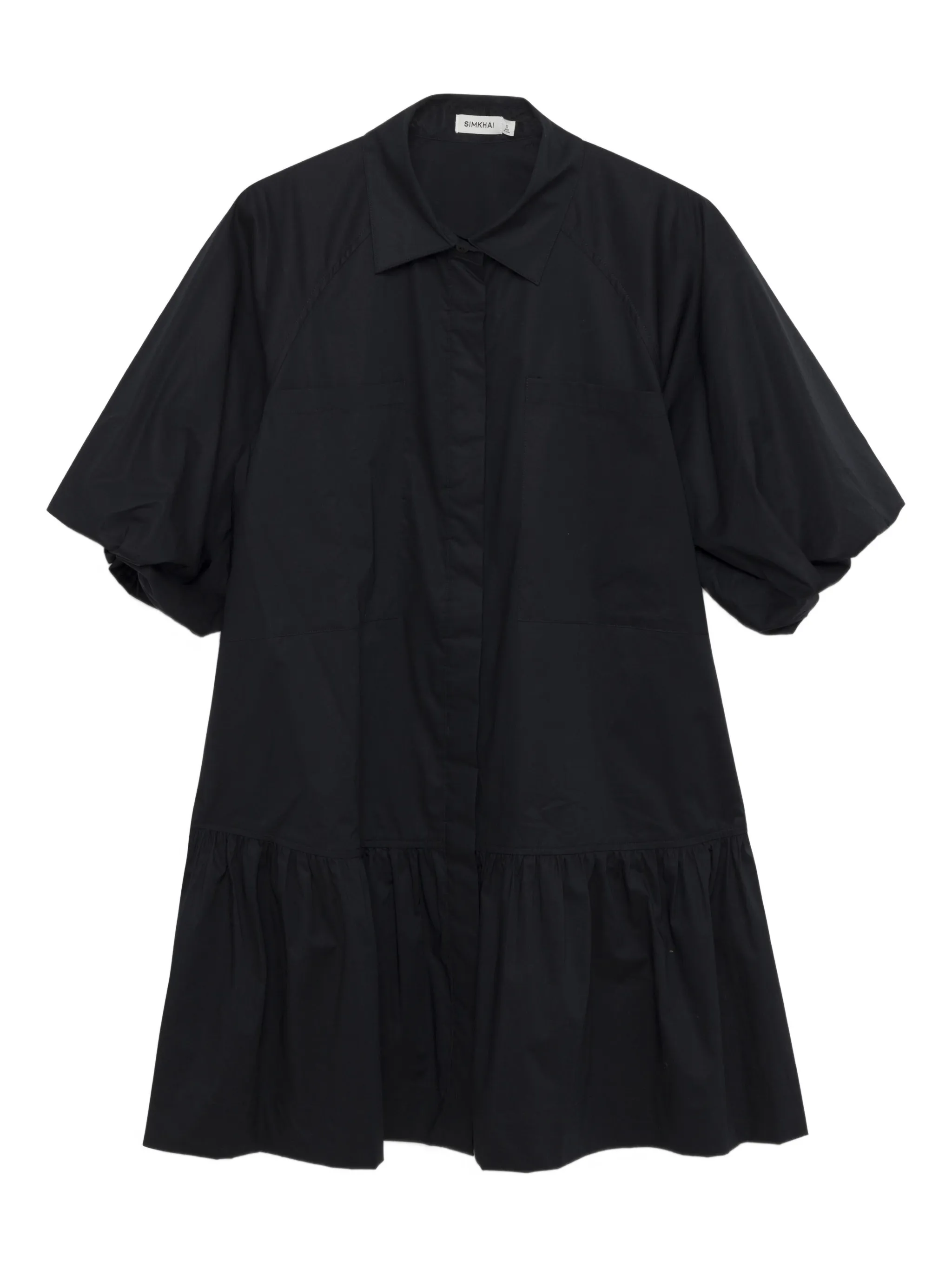 Мини-платье с застежкой на пуговицы от Крисси Simkhai, черный
Мини-платье с застежкой на пуговицы от Крисси Simkhai, черный