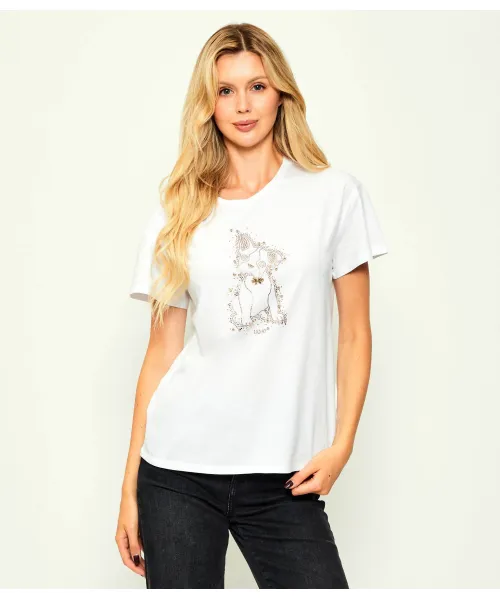 Футболка Regular fit Liu Jo, белый 
Футболка Regular fit Liu Jo, белый