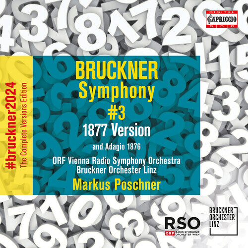 CD диск Bruckner / Orf Vienna Radio Symphony Orchestra: Bruckner: Symphony No. 3 (1877); Adagio (1876)
CD диск Bruckner / Orf Vienna Radio Symphony Orchestra: Bruckner: Symphony No. 3 (1877); Adagio (1876)