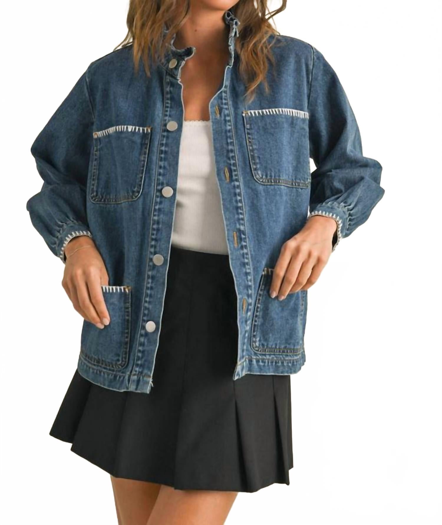 Куртка Stitched Jacket In Denim Miou Muse, Denim
Куртка Stitched Jacket In Denim Miou Muse, Denim