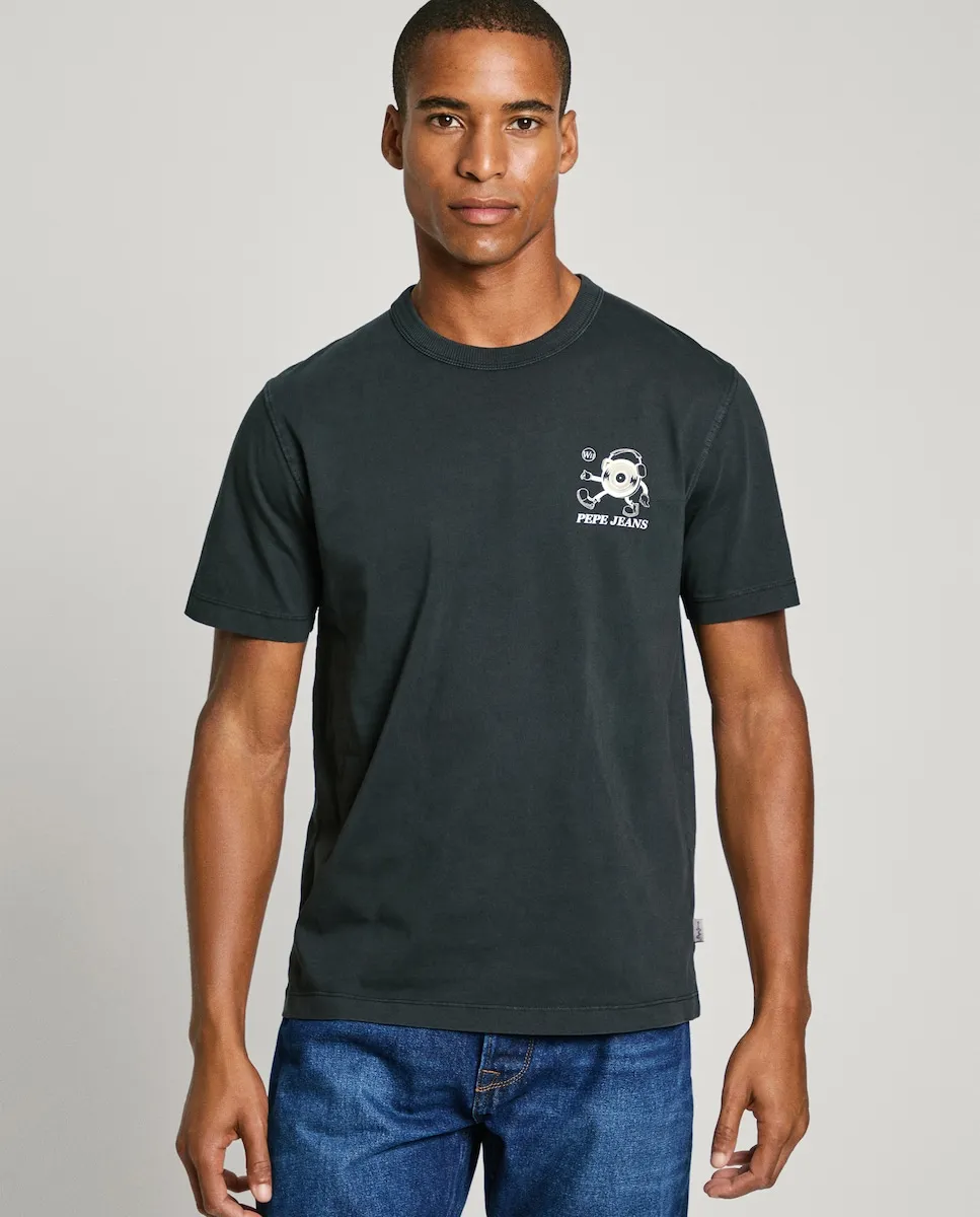 Мужская футболка с коротким рукавом и принтом Pepe Jeans, черный
Мужская футболка с коротким рукавом и принтом Pepe Jeans, черный