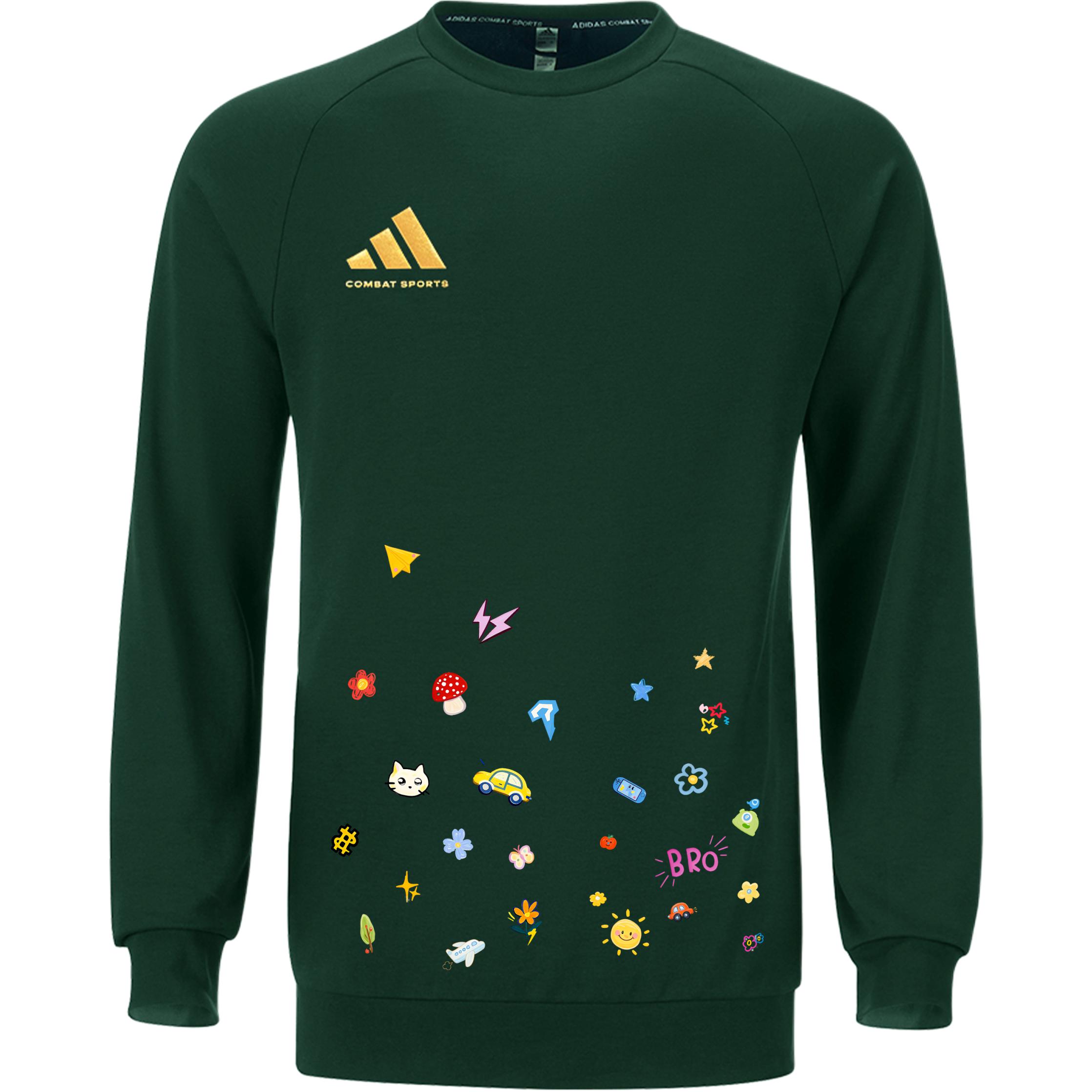 Повседневный свитшот Unisex Adidas, зеленый
Повседневный свитшот Unisex Adidas, зеленый