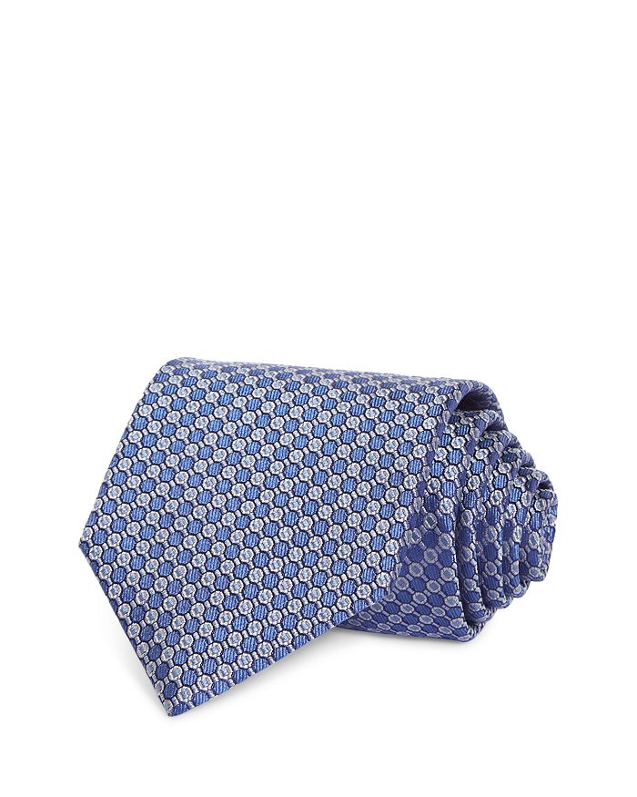 Классический шелковый галстук с геометрическим узором David Donahue, синий
Классический шелковый галстук с геометрическим узором David Donahue, синий