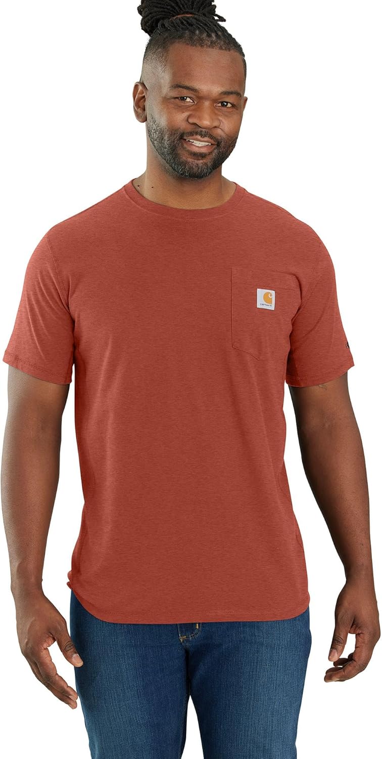 Carhartt мужская футболка 104616 Force Relaxed Fit Midweight с коротким рукавом и карманом, Saddle Red Heather, Красный, Carhartt мужская футболка 104616 Force Relaxed Fit Midweight с коротким рукавом и карманом, Saddle Red Heather
Carhartt мужская футболка 104616 Force Relaxed Fit Midweight с коротким рукавом и карманом, Saddle Red Heather, Красный, Carhartt мужская футболка 104616 Force Relaxed Fit Midweight с коротким рукавом и карманом, Saddle Red Heather