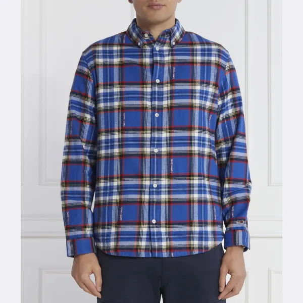 Рубашка свободного кроя в клетку Tommy Tommy Hilfiger, синий
Рубашка свободного кроя в клетку Tommy Tommy Hilfiger, синий