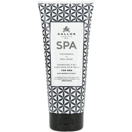 Спа-увлажняющий гель для душа для лица и тела 3 в 1 для мужчин, 200 мл, Kallos
Спа-увлажняющий гель для душа для лица и тела 3 в 1 для мужчин, 200 мл, Kallos